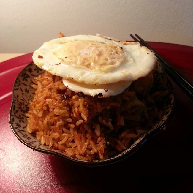 简单韩式辣白菜炒饭
