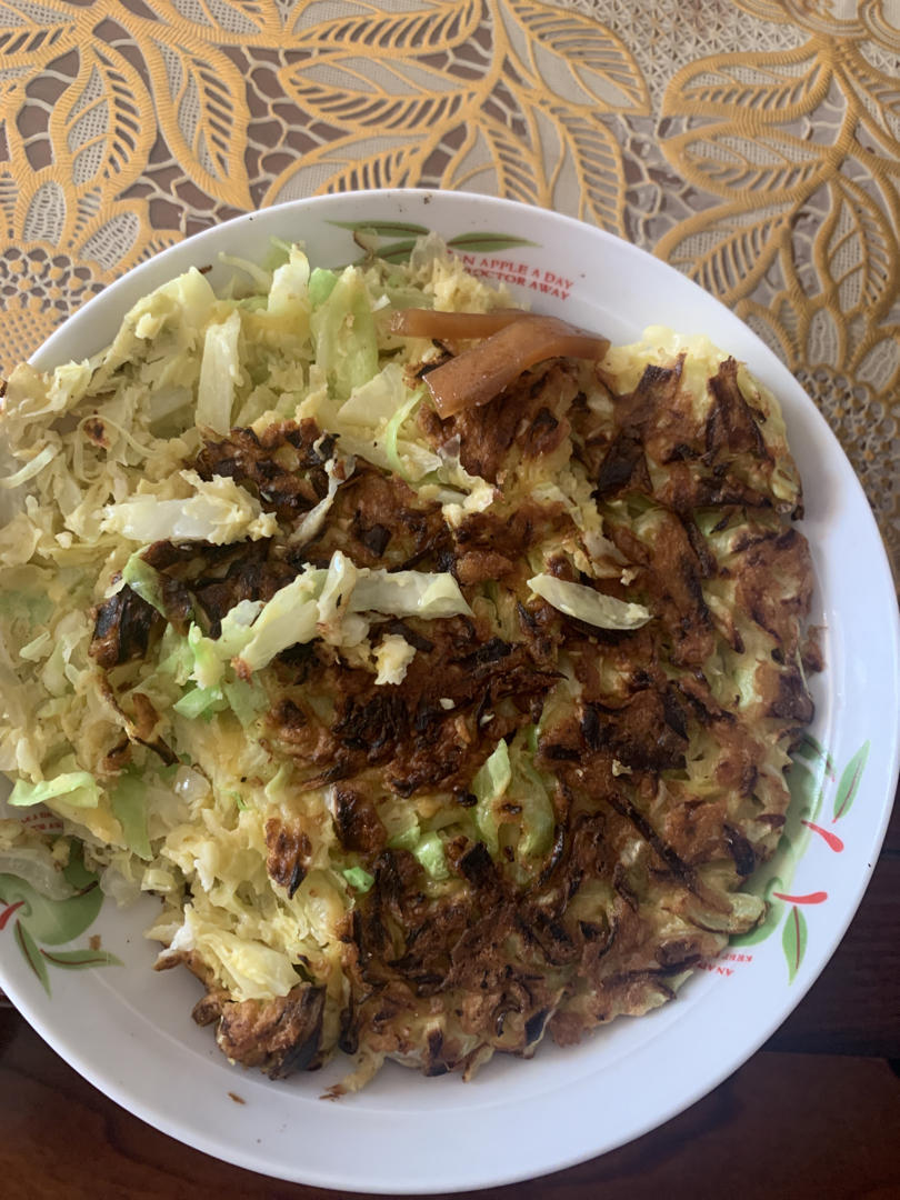 减脂期也可以吃的美味———卷心菜大阪烧