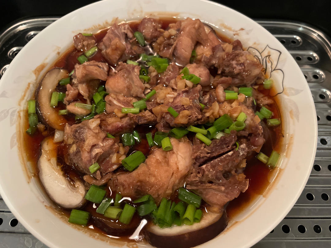 香菇蒸滑鸡