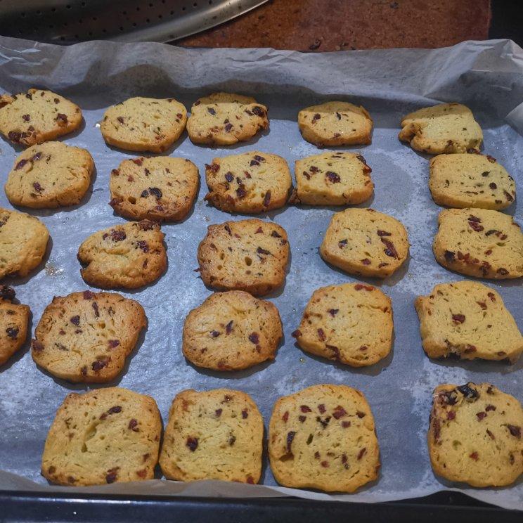 蔓越莓饼干的做法（烤箱做饼干）