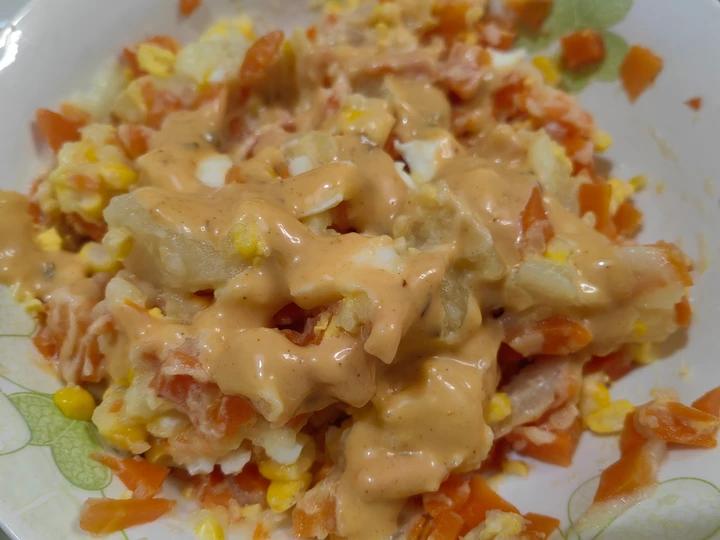 🔥爆好吃的鸡蛋土豆泥沙拉