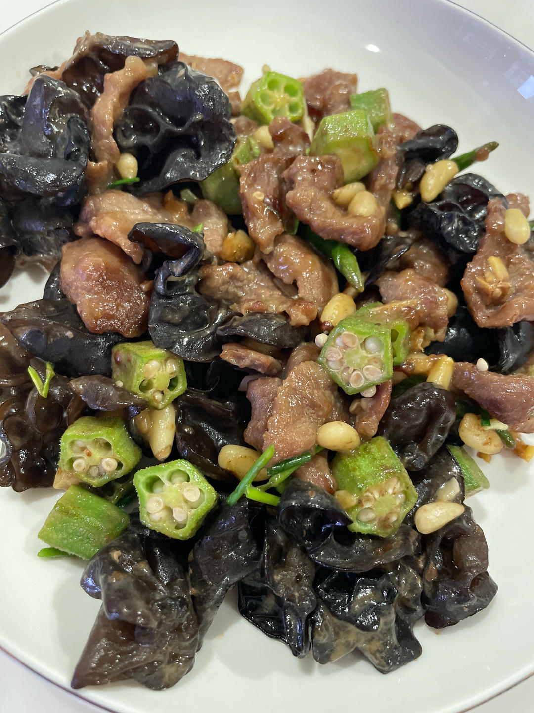 秋葵炒肉