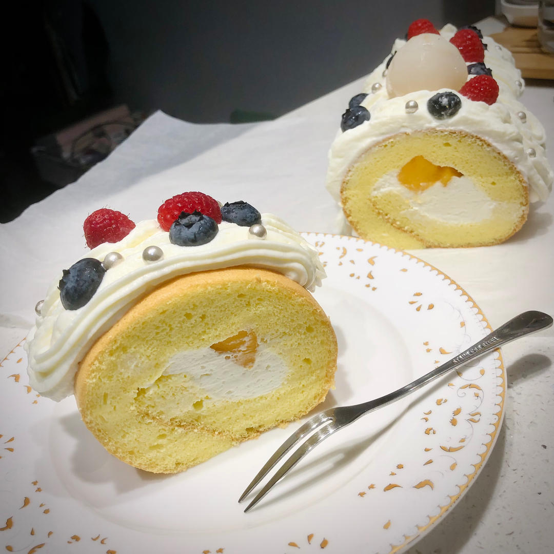原味蛋糕卷