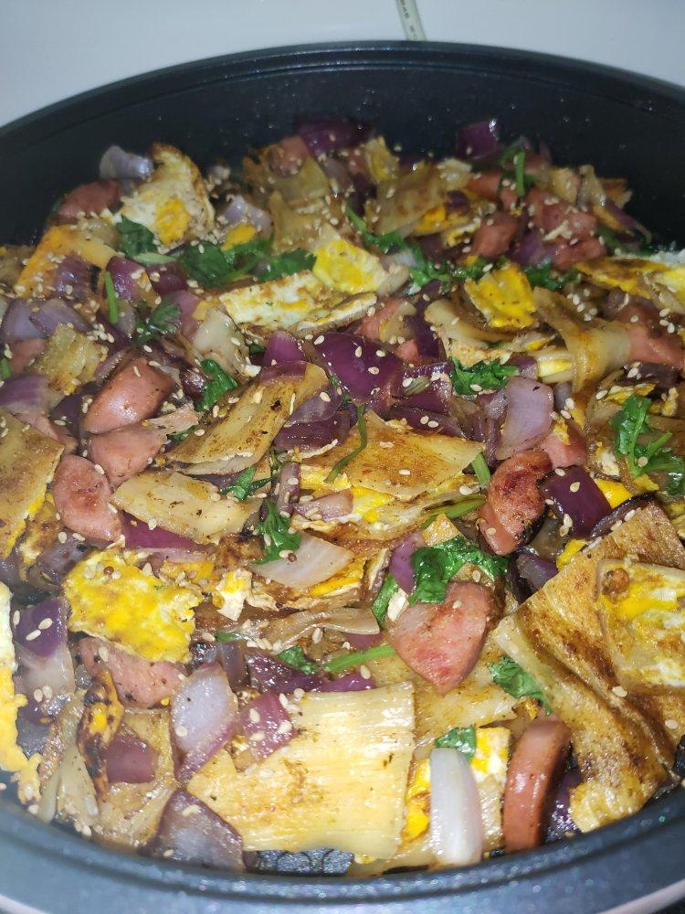 超级美味的东北烤冷面➕自制万能酱料【酱料是关键】