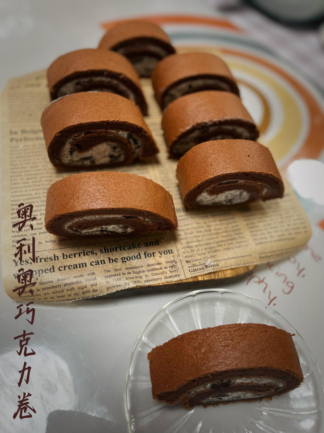 细腻柔软❗️卷不裂❗️巧克力蛋糕卷