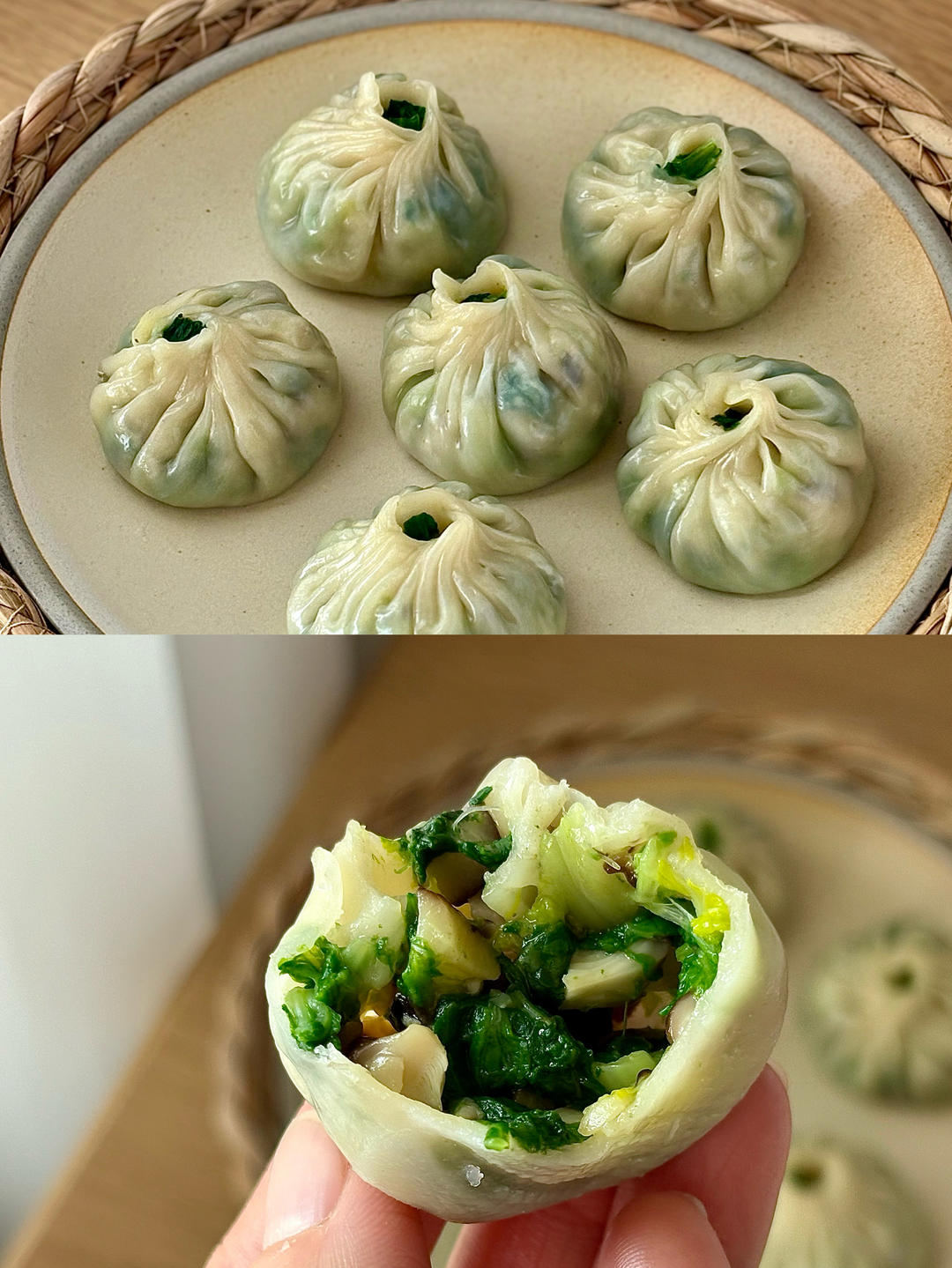 薄皮香菇青菜包⎮低脂干净碳水