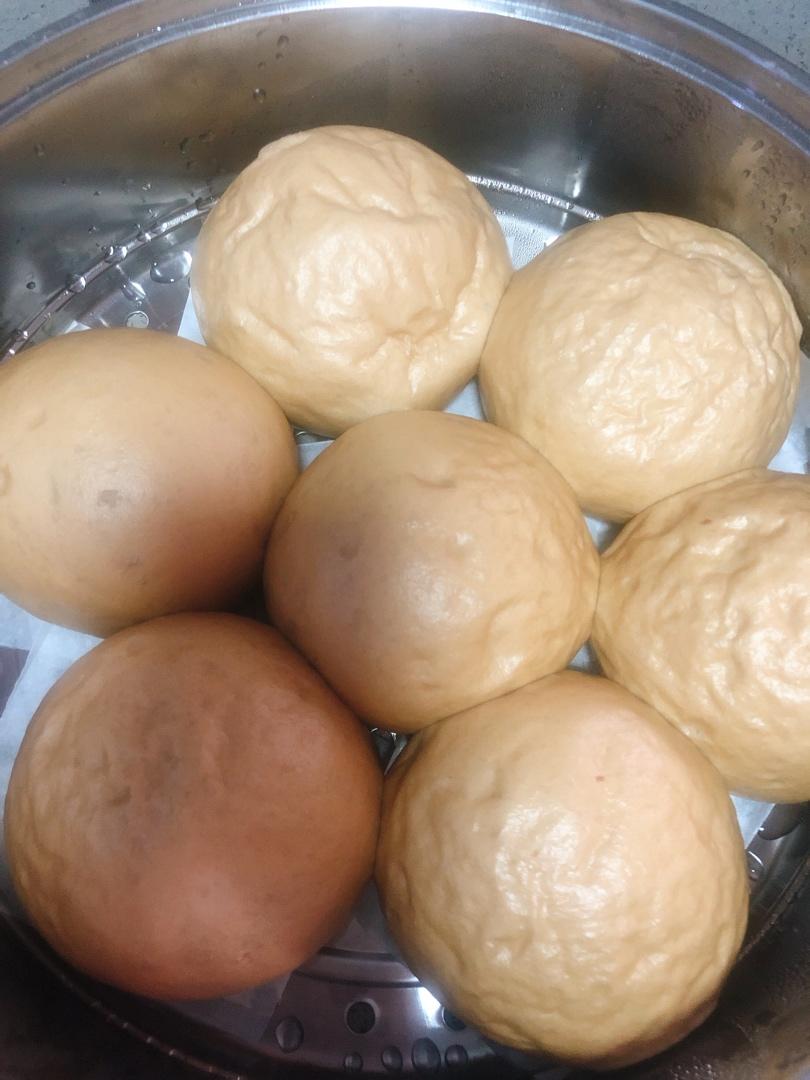 有着面包口感的红糖馒头（一次发酵）