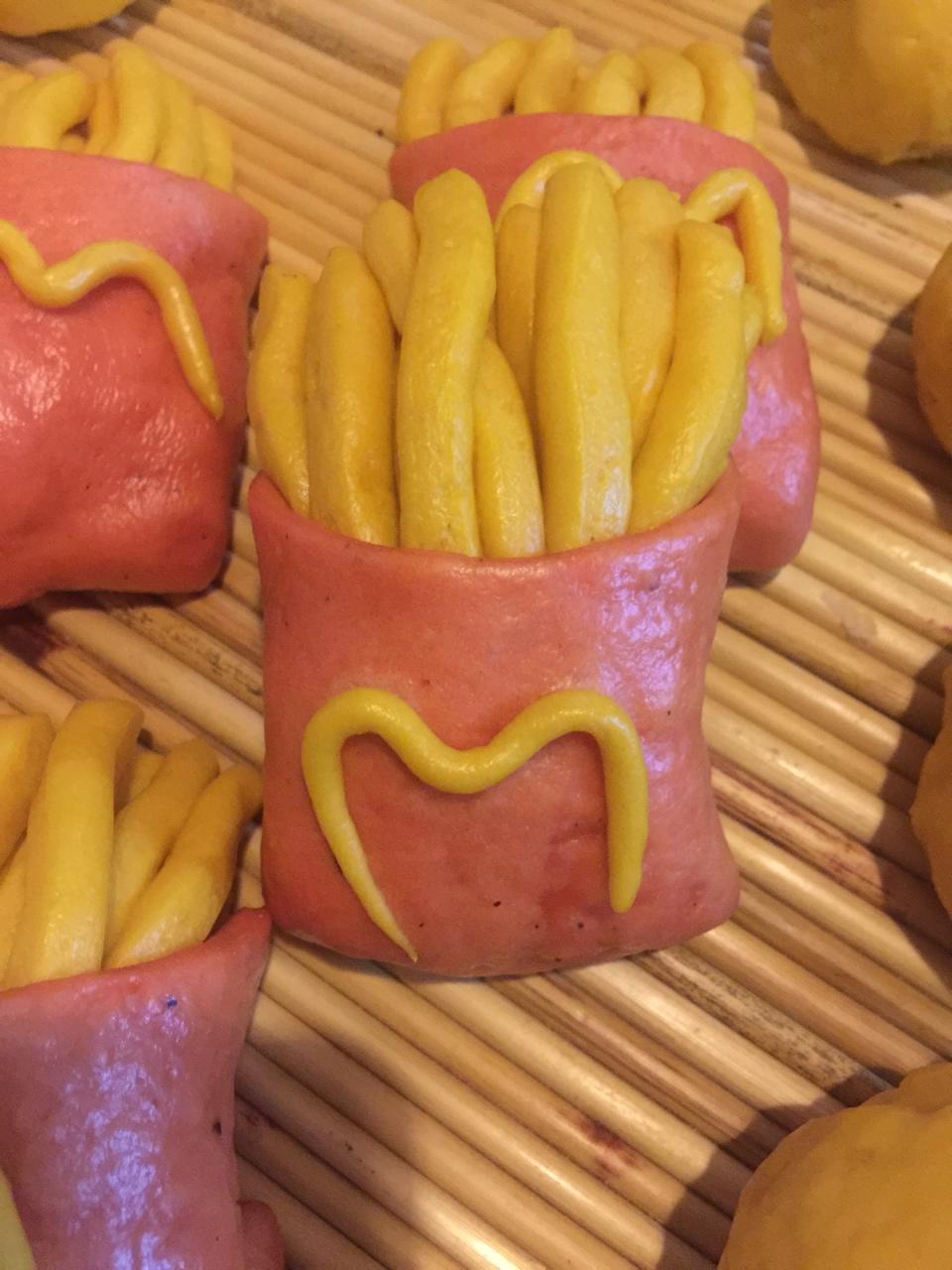 丫头314992做的健康的馒头薯条