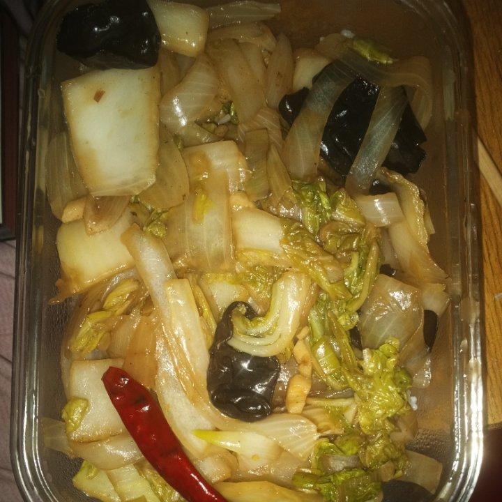 酸辣木耳洋葱白菜