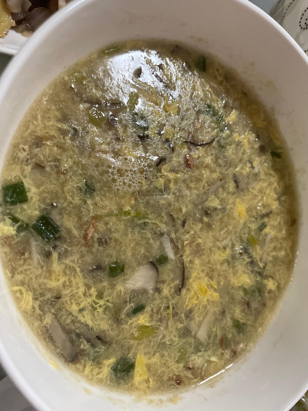 香菇滑蛋汤