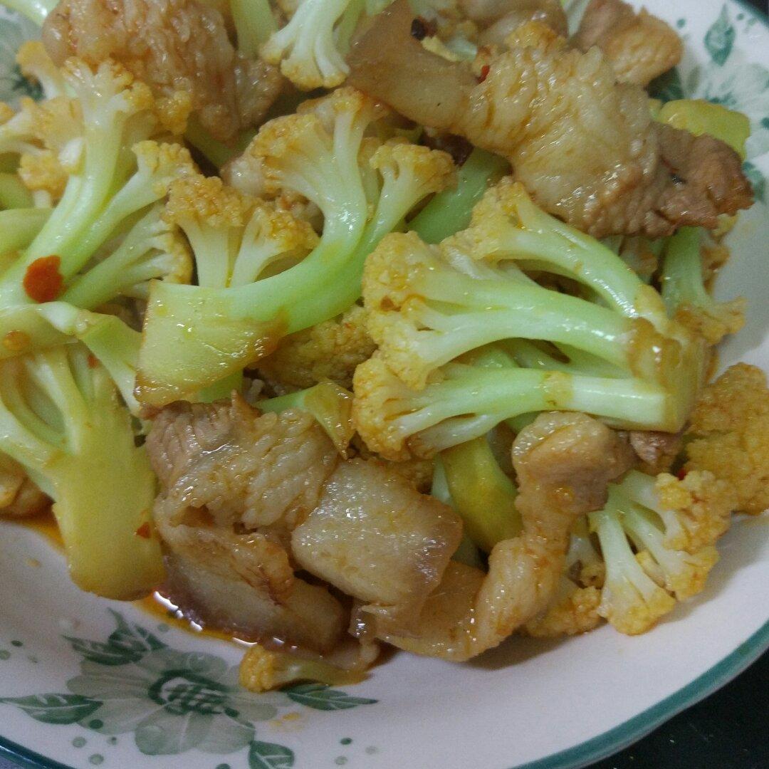 老丁的私房菜-干锅花菜