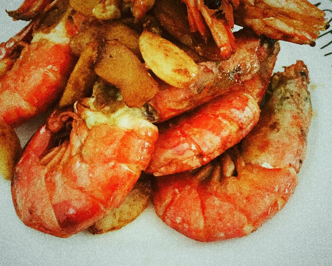 油焖阿根廷红虾的做法