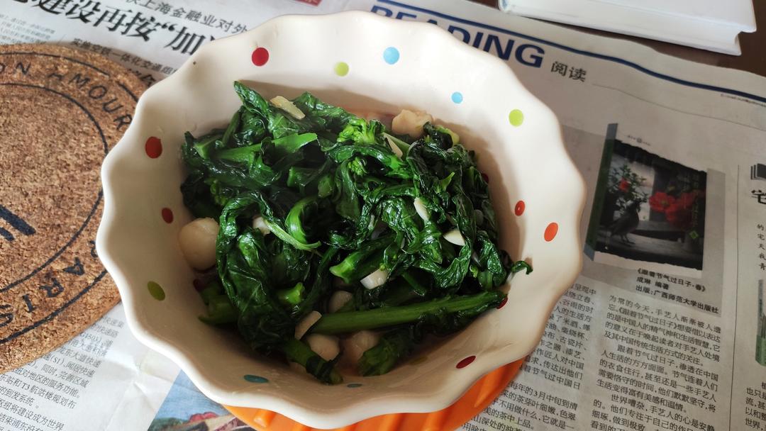 零失败！快手蚝油蒜蓉芥兰！
