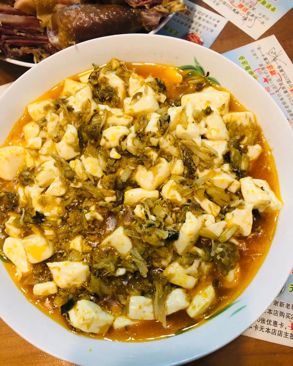 蟹粉烩豆腐