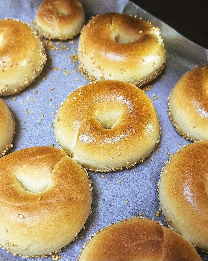 裸•奶盐起司脆脆贝果「Bagel」的做法