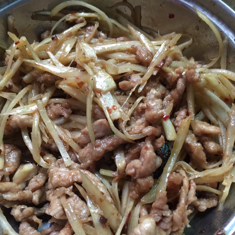 仔姜肉丝