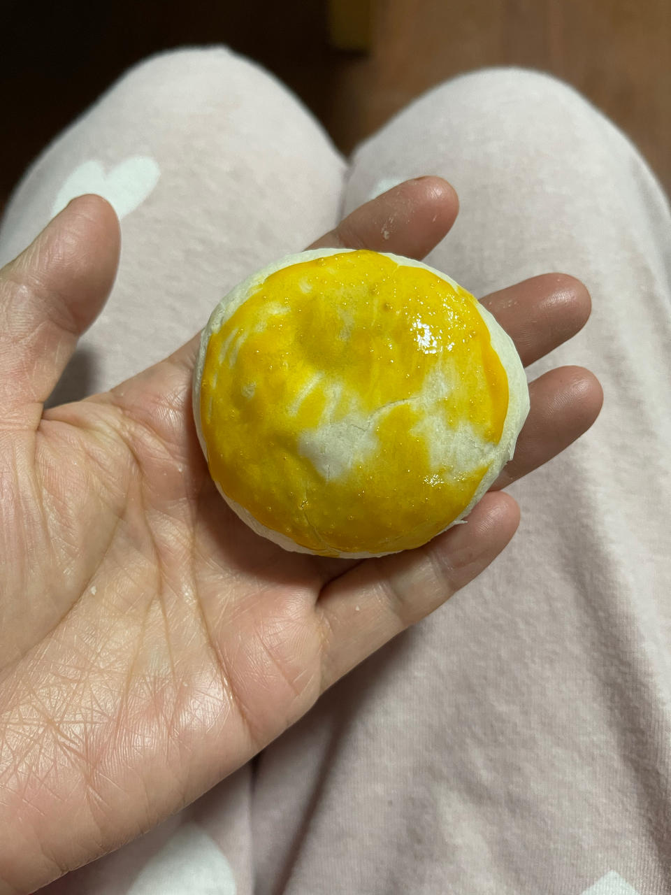 打小就爱吃的【经典老婆饼】太喜欢软软糯糯de糯米馅啦！