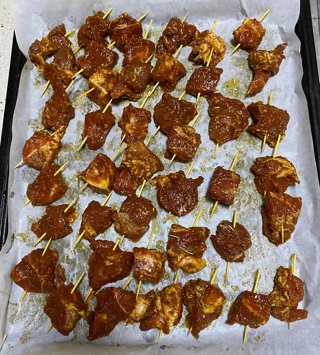 香烤牙签肉