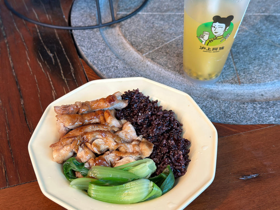 照烧鸡腿饭