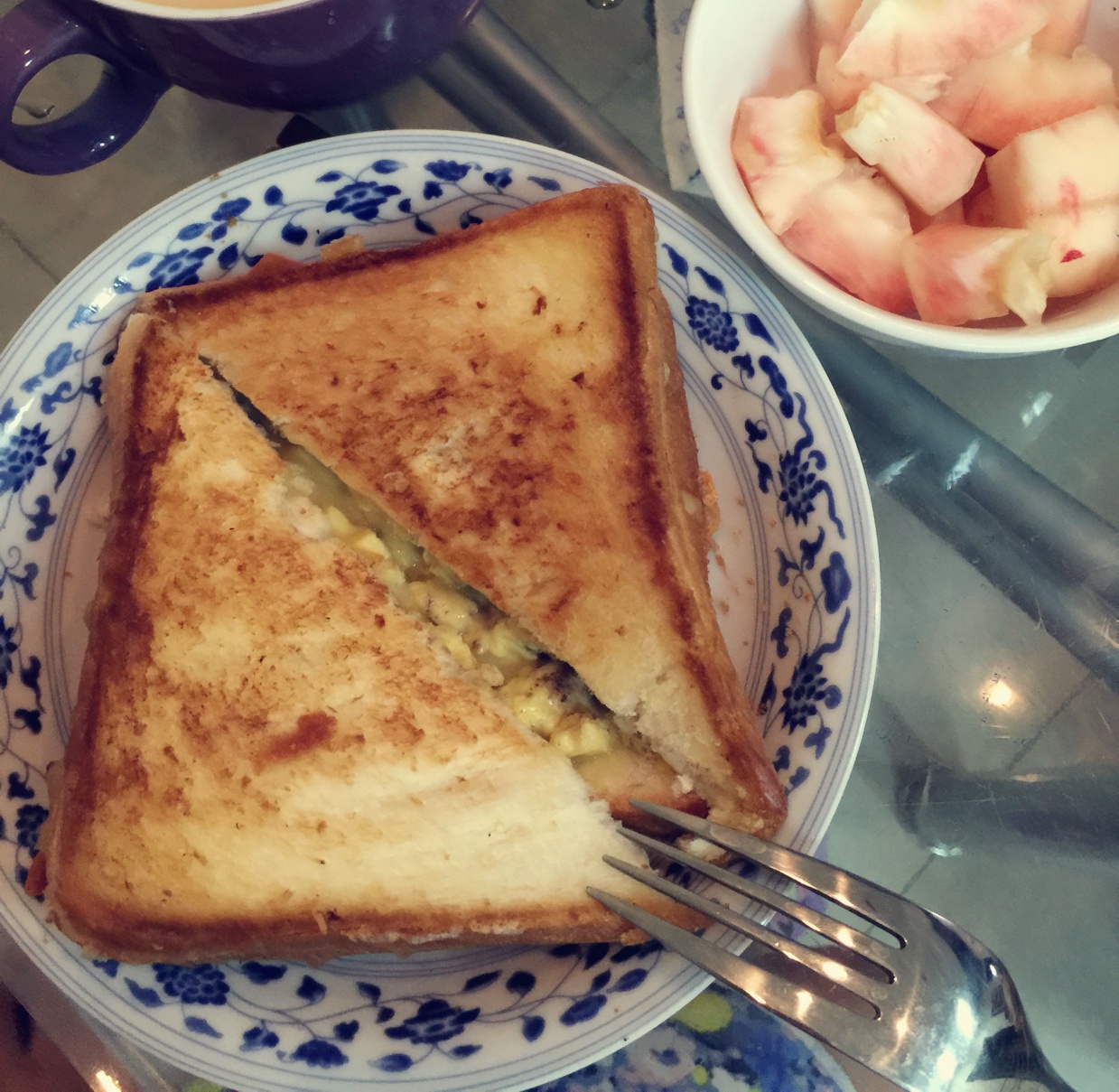 《chef》唾液强分泌版——双奶酪夹心烤土司