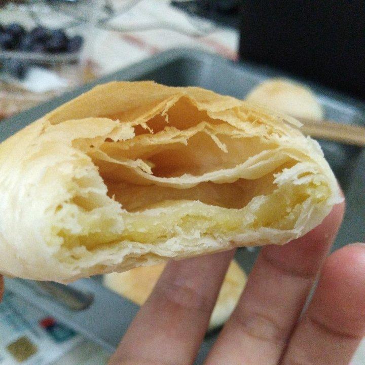 酥皮绿豆饼   酥得掉渣渣