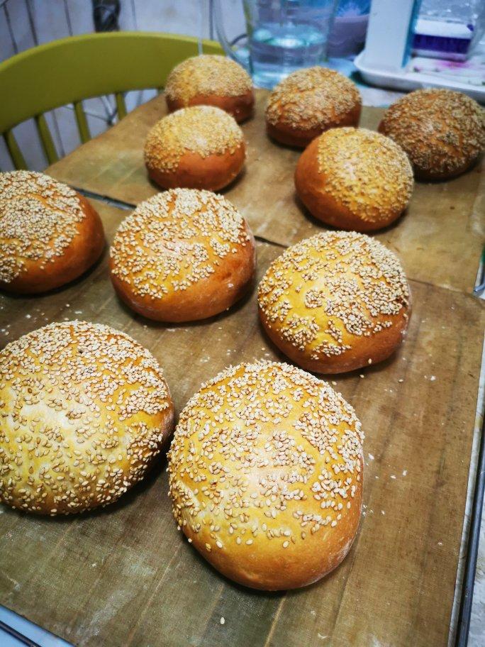 超~级松软的烫种汉堡胚