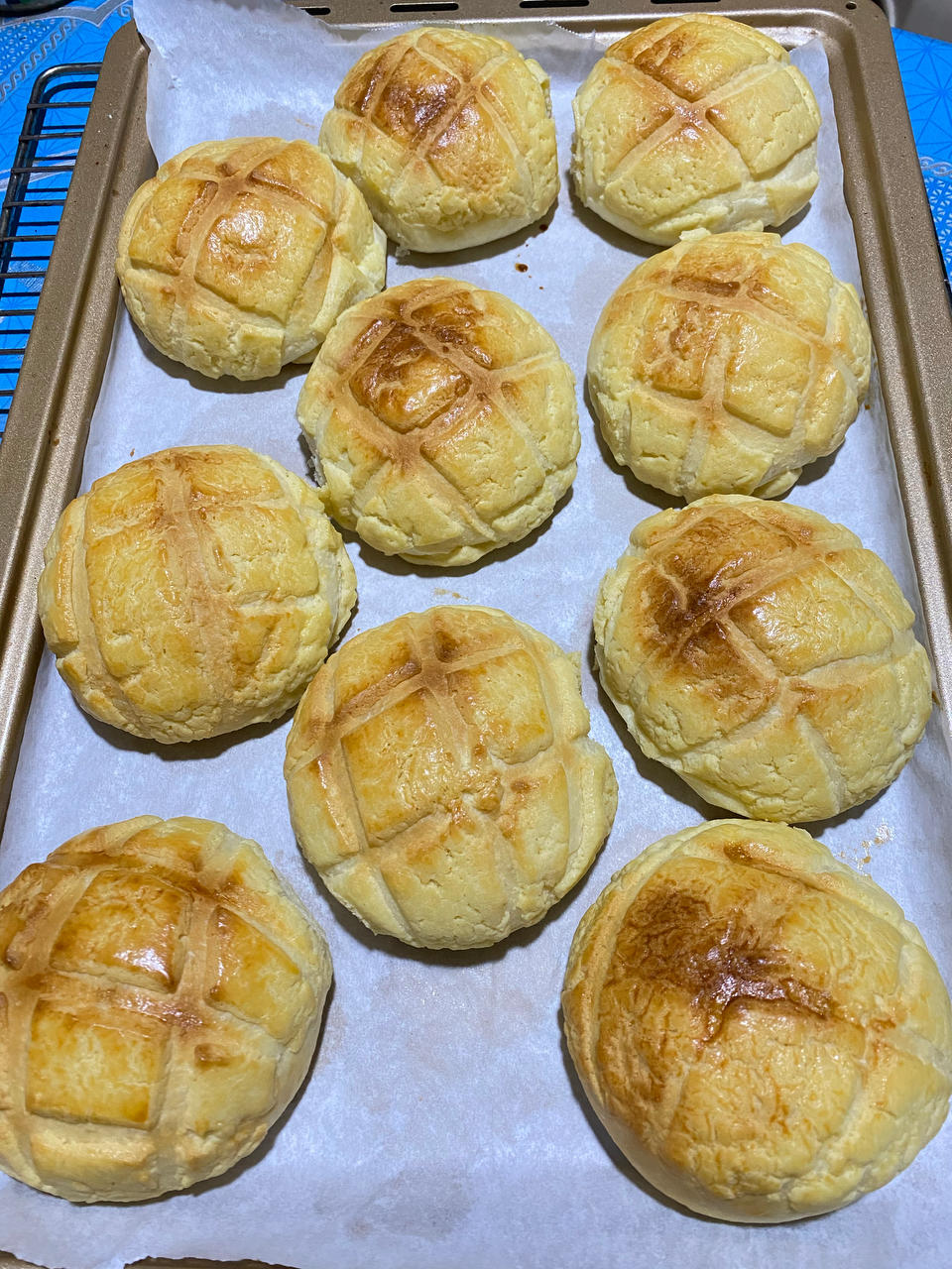 菠萝包（中种法）