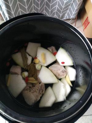 冬瓜枸杞排骨汤（电压力锅）的做法 步骤5