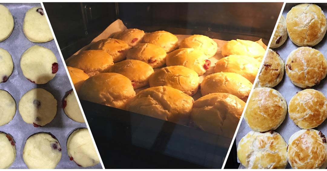 【视频】3分钟 奶油司康Scone(可能是世界上最快手的司康) 消耗淡奶油～