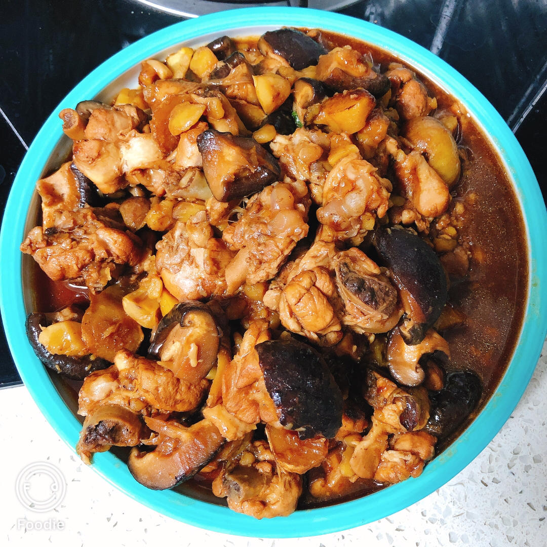 【栗子烧鸡】鸡肉都给你吃，栗子归我~