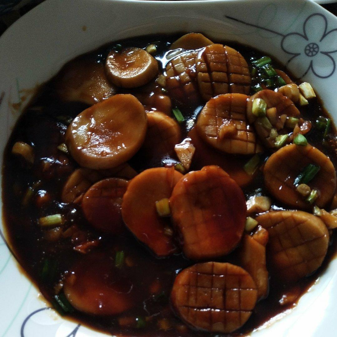 比肉还好吃的酱汁杏鲍菇，拿肉也不换。