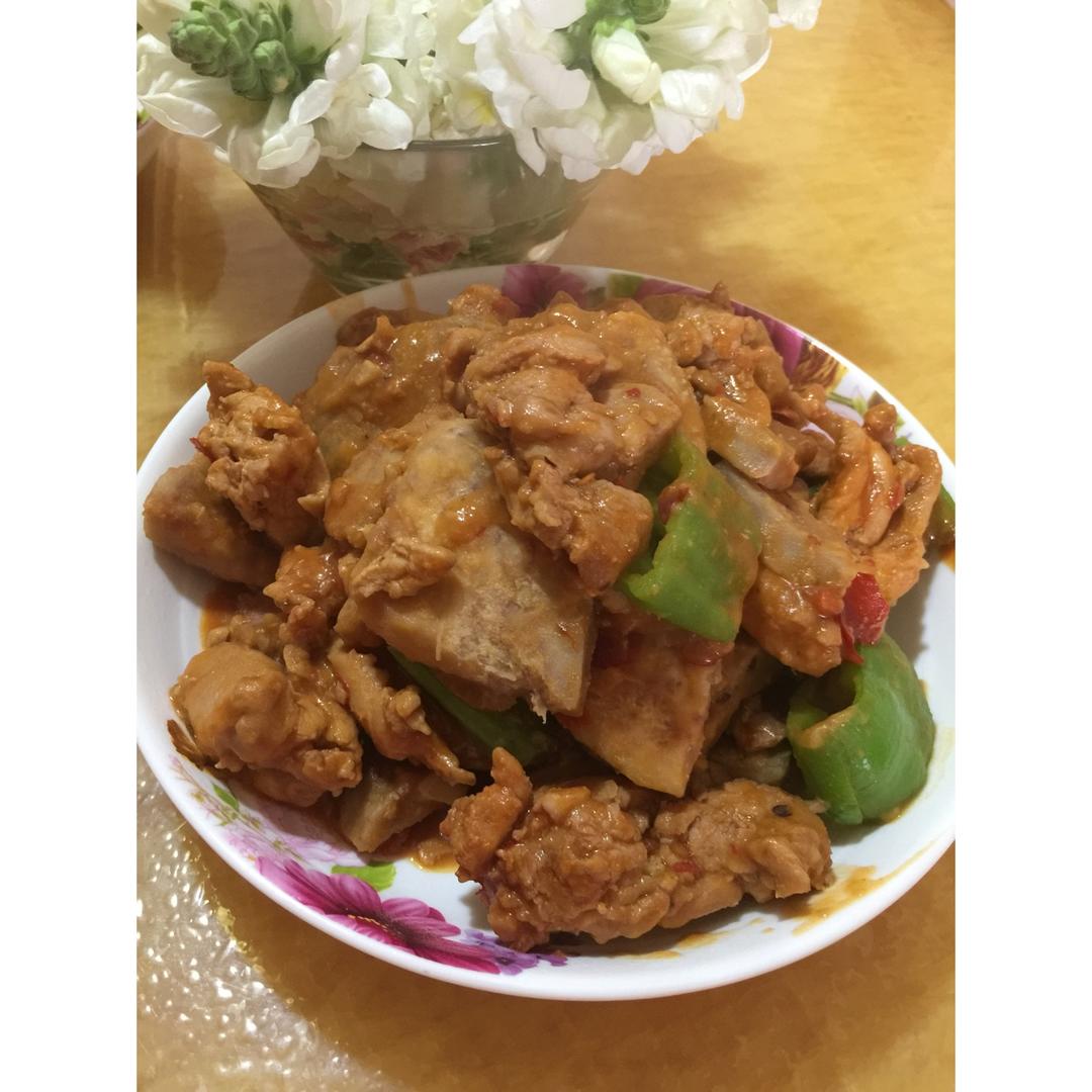 香芋炒鸡块