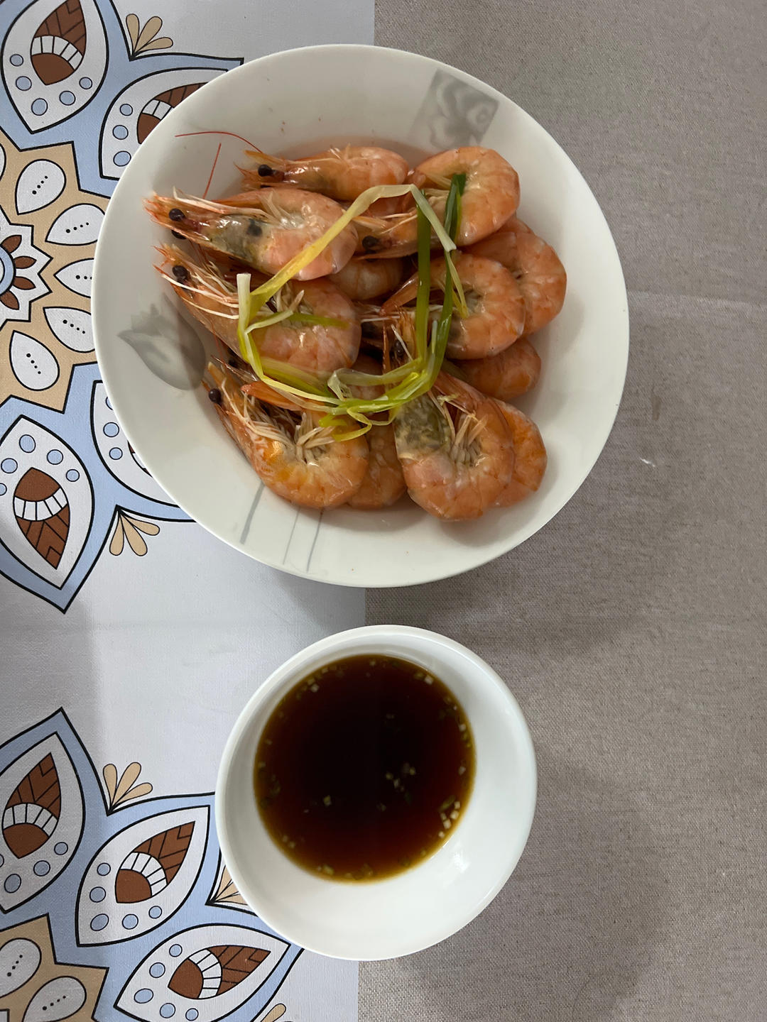 白灼基围虾