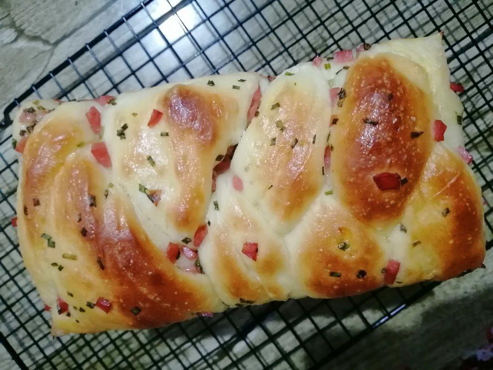 香葱肉松手撕吐司