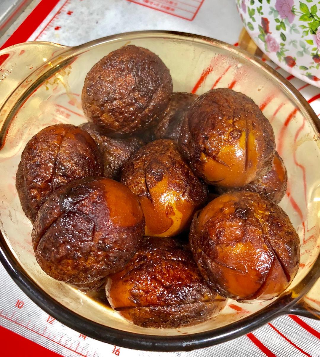 梨味小布丁做的虎皮蛋(爱吃卤鸡蛋的不容不过～)