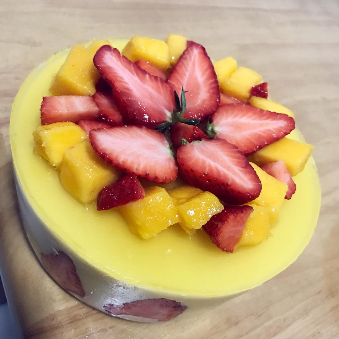 芒果慕斯蛋糕🍰（8寸）