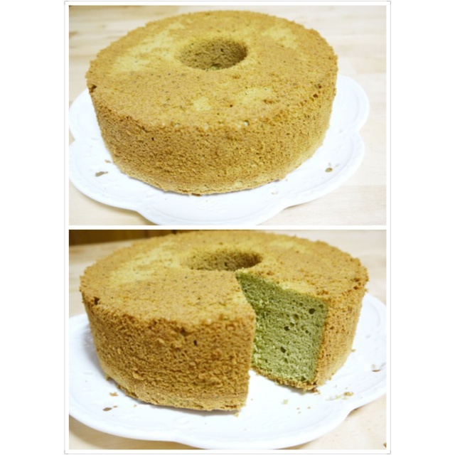 抹茶戚风蛋糕（改自《欢迎进入Grace西点红茶时间》）