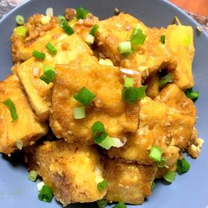超级好吃的香煎豆腐的做法 步骤9