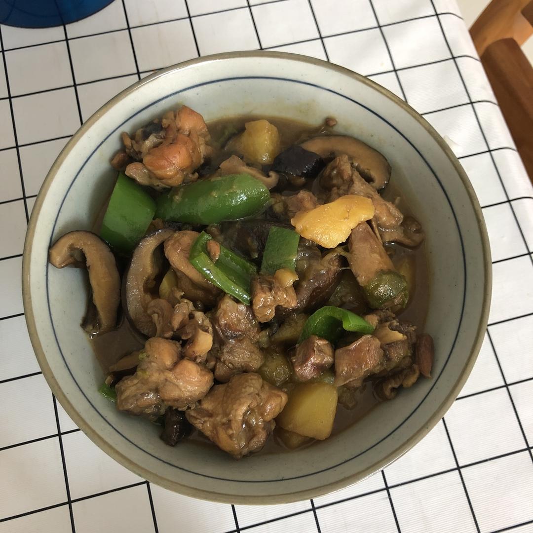 黄焖鸡米饭