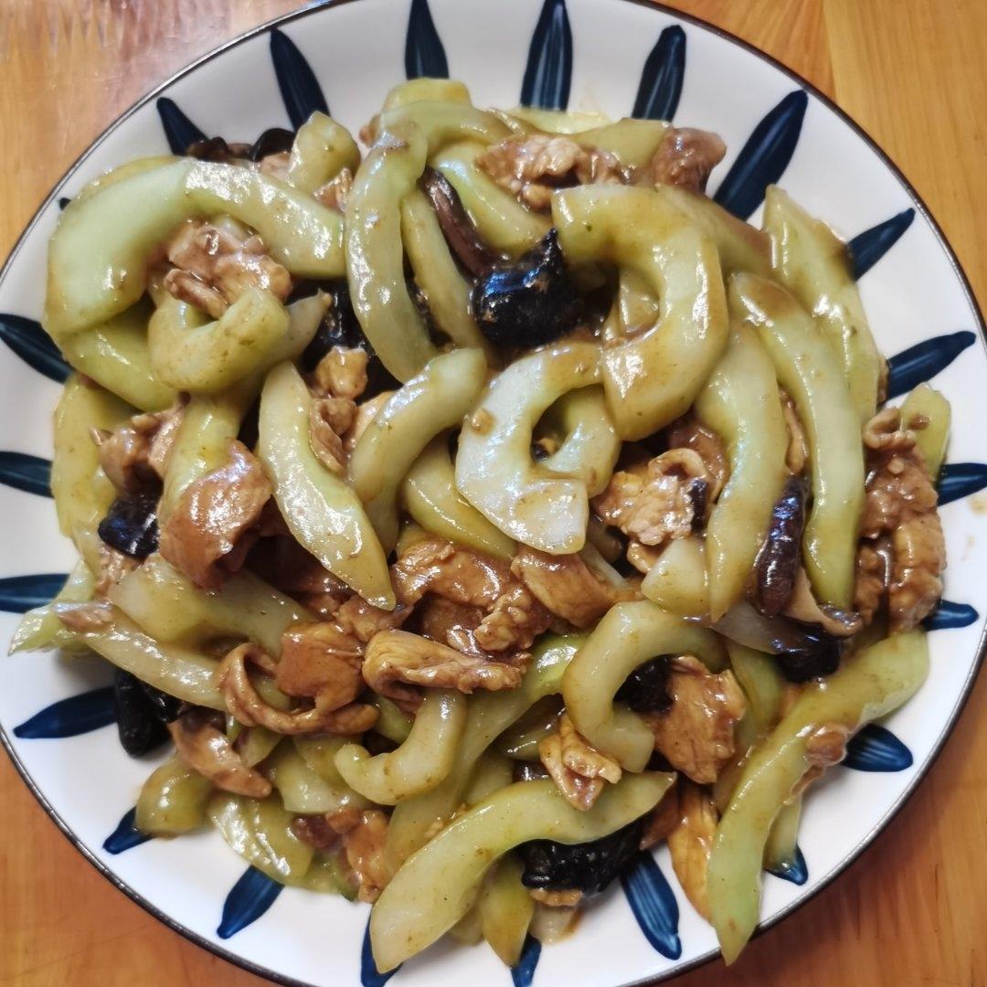 炒老黄瓜