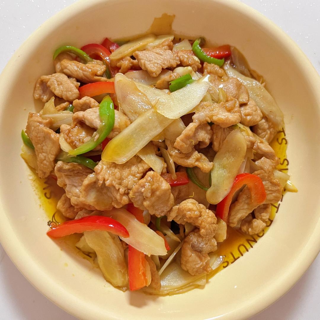 仔姜炒肉片🥩巨下饭！吃两碗
