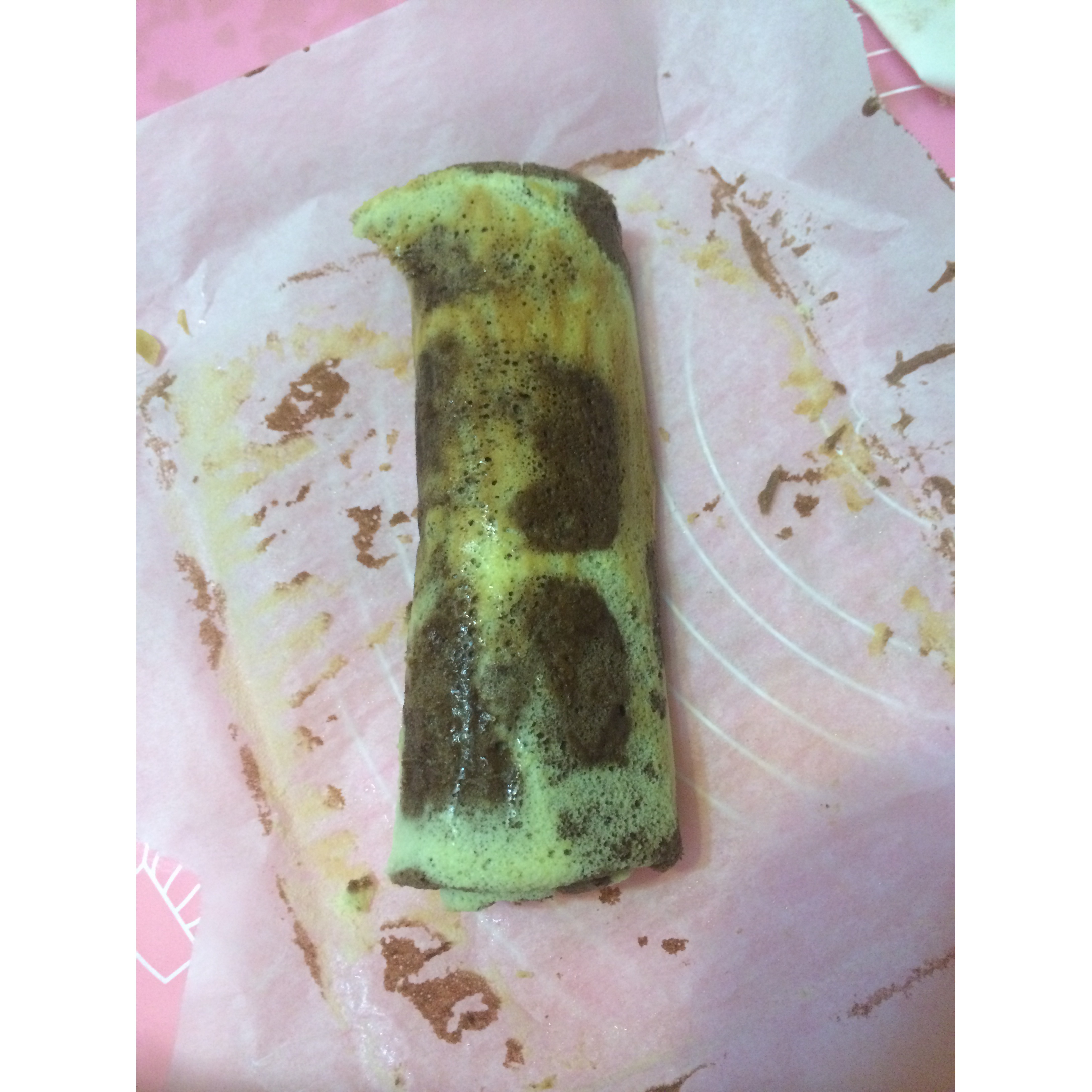 超萌长颈鹿蛋糕卷