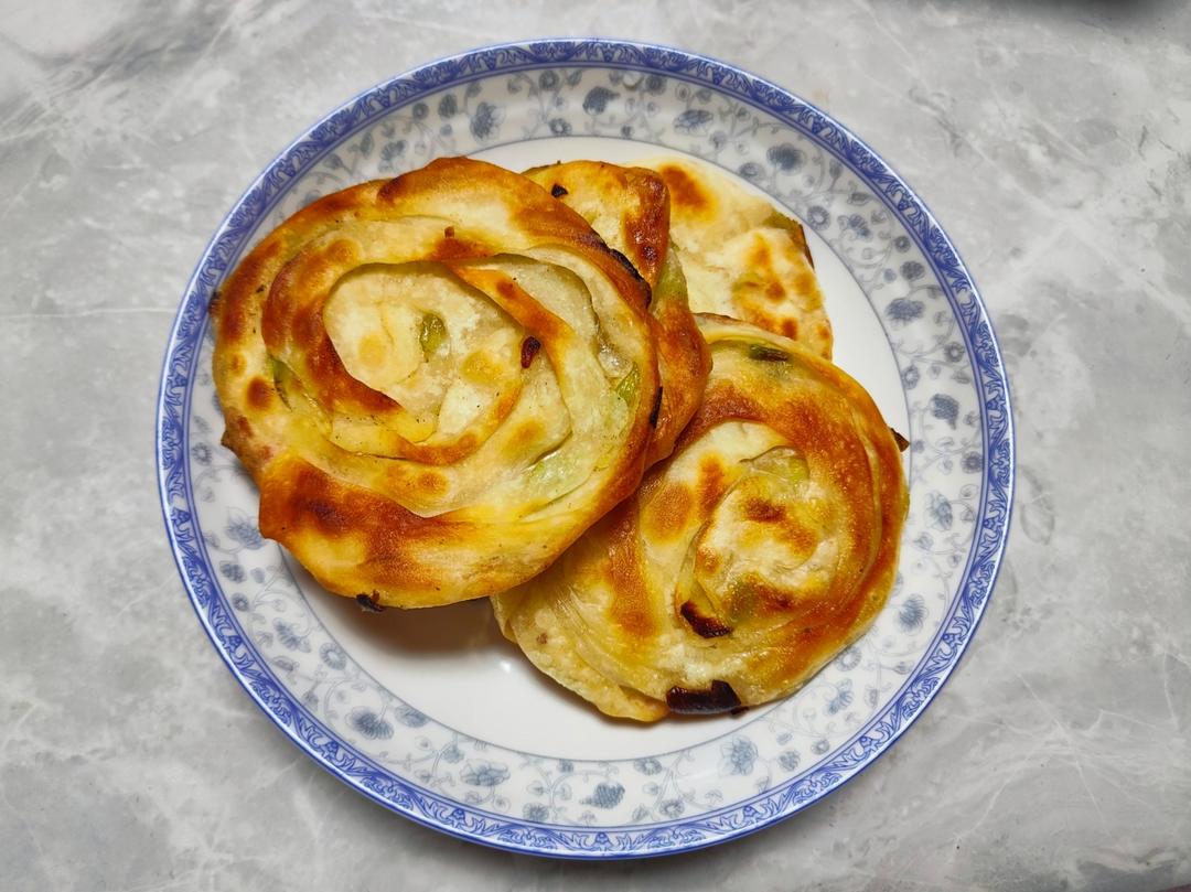 饺子皮葱油饼