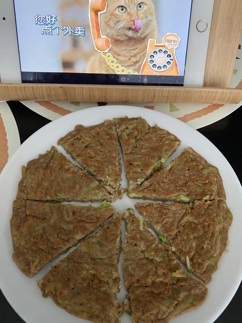 杂粮饼，西葫芦鸡蛋饼