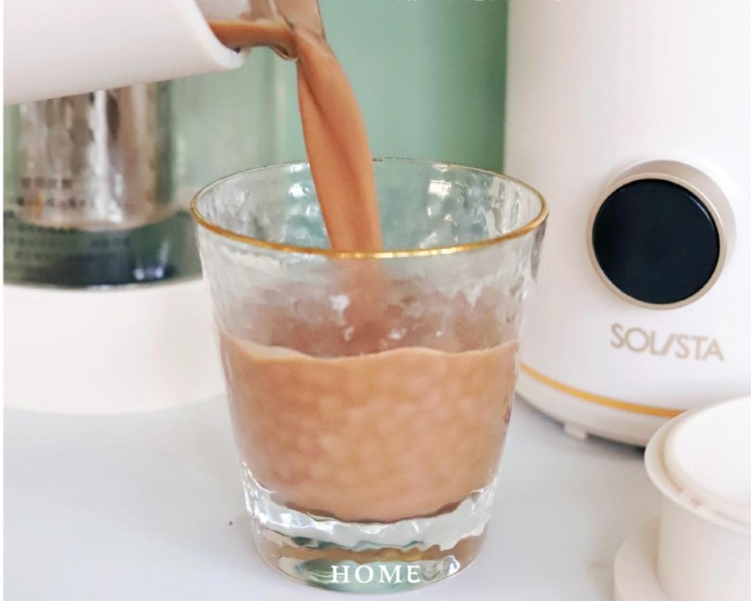 别喝维他奶了！丝滑巧克力燕麦豆奶豆浆的做法 步骤5