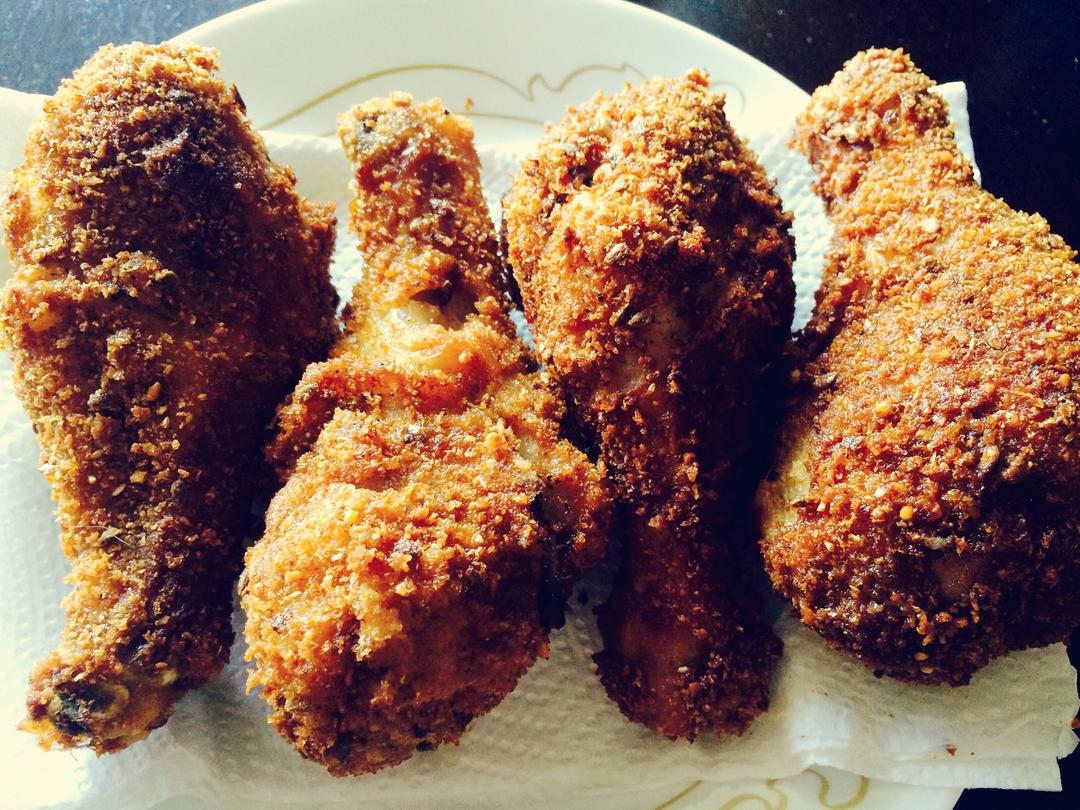 香酥炸鸡腿的做法