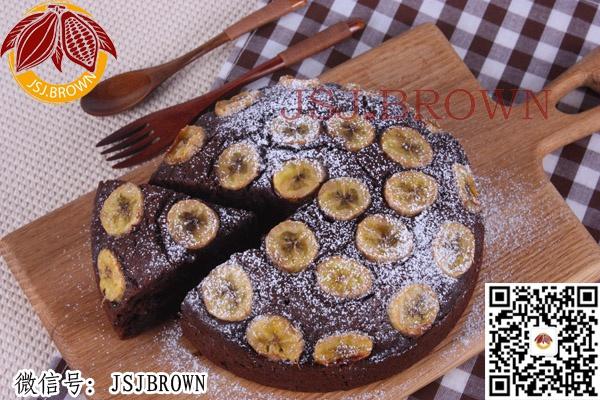 JSJBROWN烘焙学院：冬日暖心甜品——香蕉巧克力蛋糕的做法