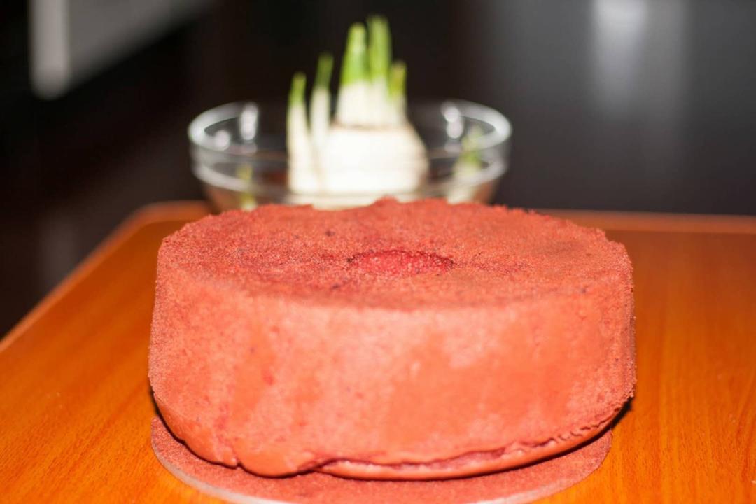 这是真的好吃丨红丝绒香蕉戚风蛋糕