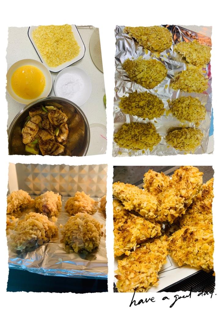 薯片鸡翅（烤箱无油版）