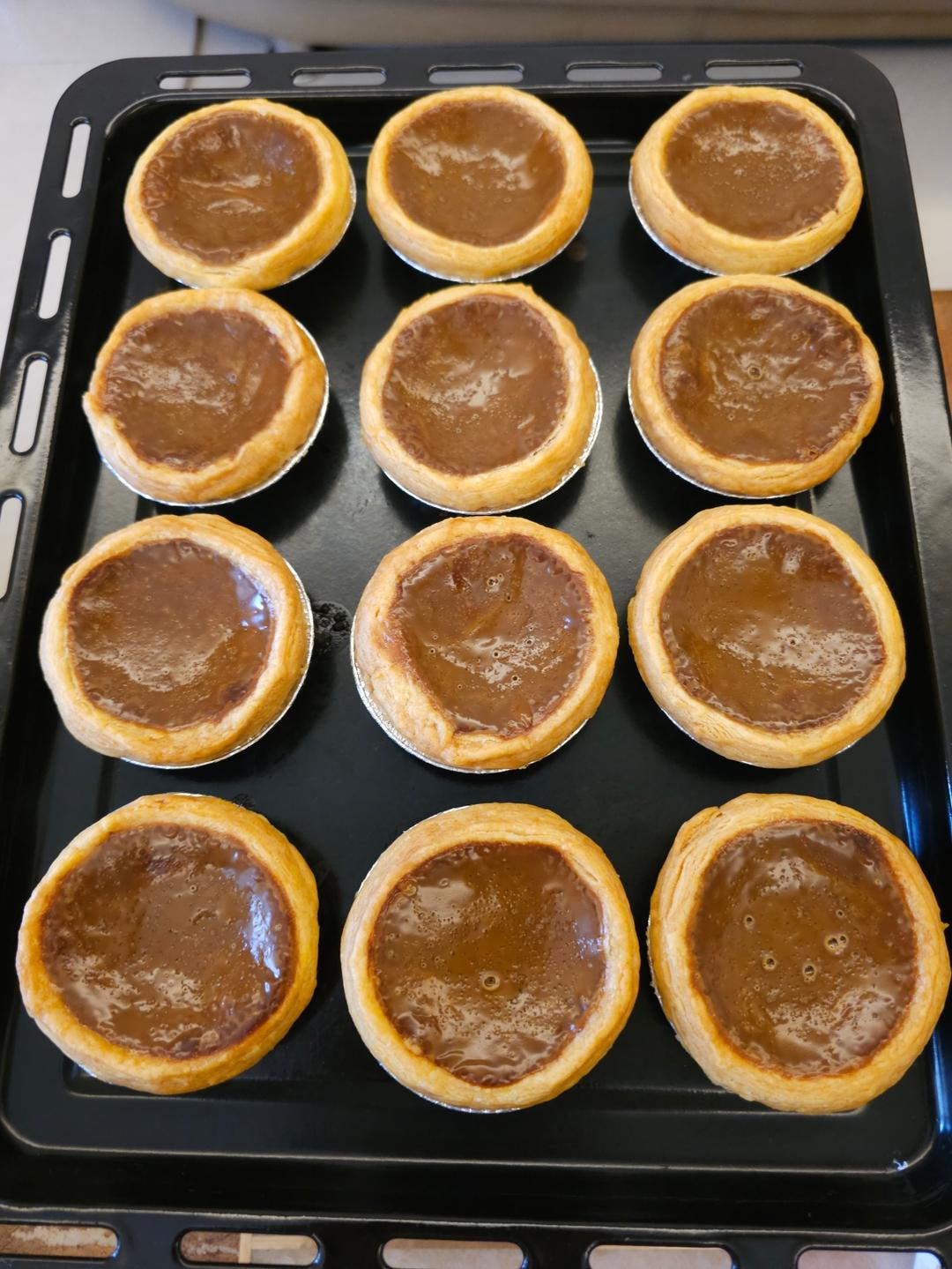 简易咖啡烤蛋挞